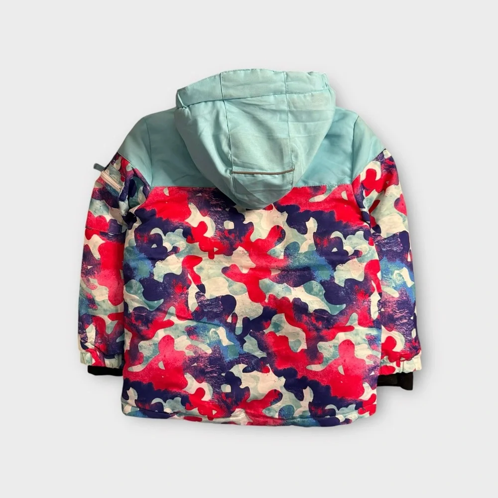Hurley Pink & Blue Powder Snow Jacket